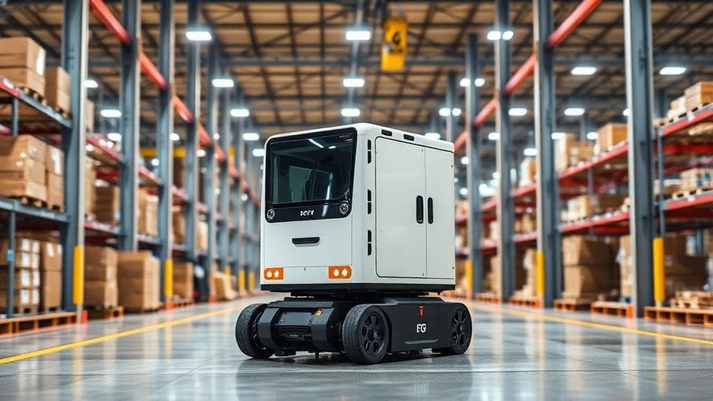 Why Private LTE/5G is Essential for AGVs in Manufacturing — Clover IQ industrial wireless blog illustration