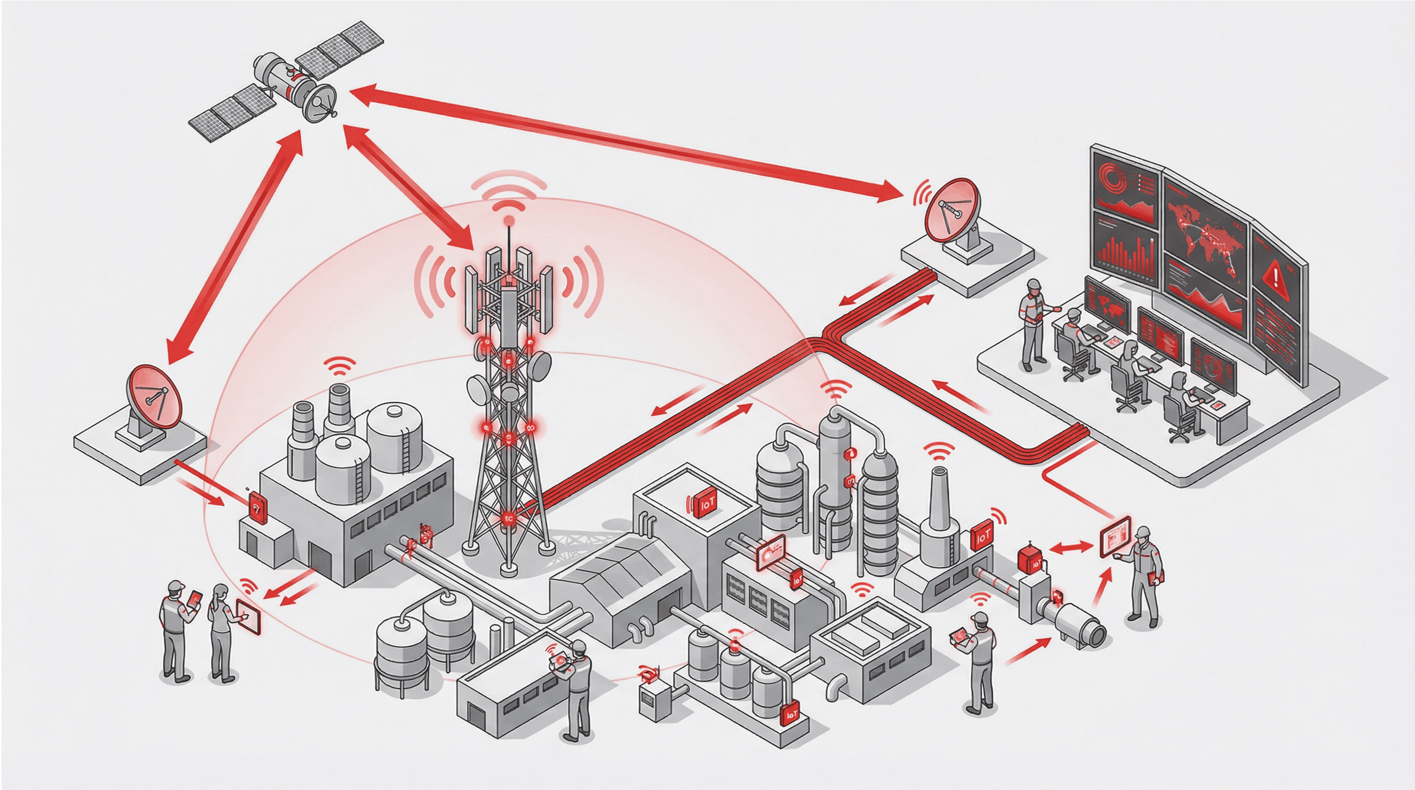 Industrial Device Management in Hazardous Environments — Clover IQ industrial wireless blog illustration