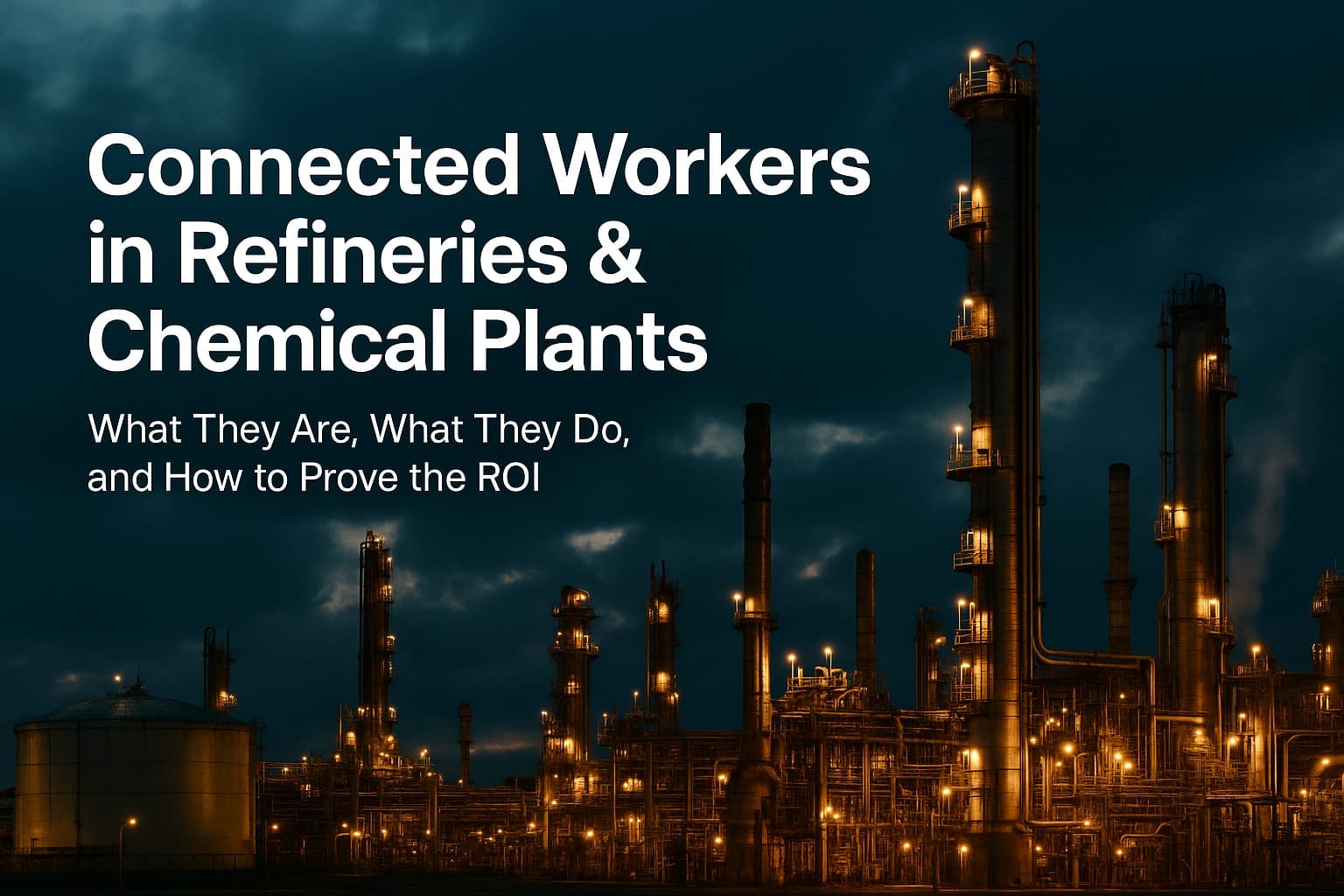 Connected Worker Safety on a Private Network — Not Public LTE — Clover IQ industrial wireless blog hero image